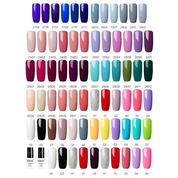 

gel nail polish uv led nail art gift box set of 6 no