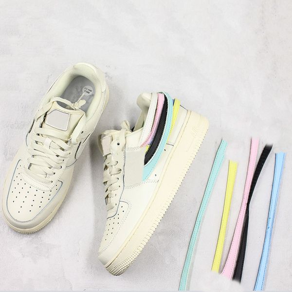 

New Hook&Loop NO.1 Forcing Designer Shoes White Multi Colors Basketball Shoes Couple Mens Woman Shoes With Box