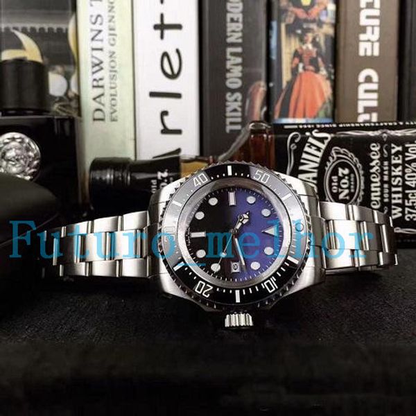 

Роскошные Мужчины Часы SEA-DWELLER керамический ободок 44mm Stanless стали 116660 Автоматическ