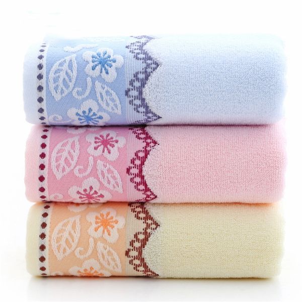 

35*75cm factory direct high end 32 shares jacquard 100% cotton towel household wipes