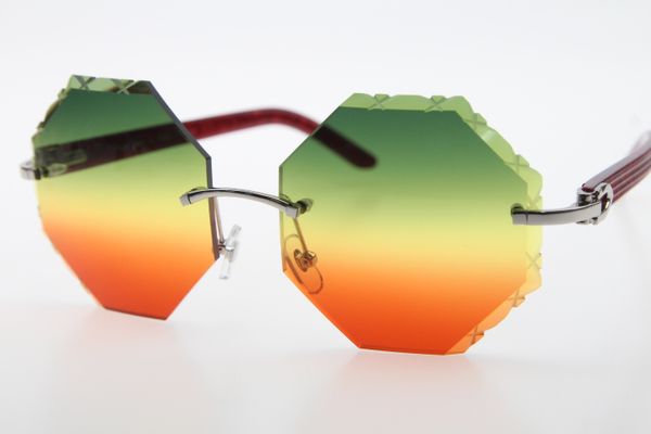 

оптовая 4189706 rimless red plank солнцезащитные очки бесплатная доставка человек или женщина марка очки мрамор красный оружие солнцезащитны, White;black