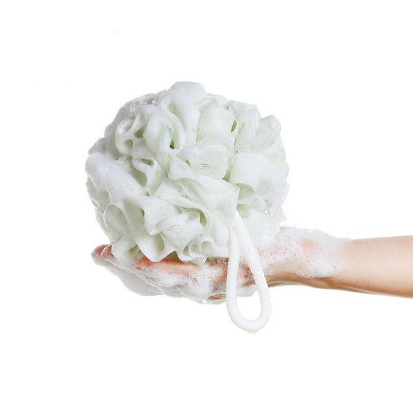 

bath flower shower ball super soft bubble bath ball 4 colors universal for summer shower