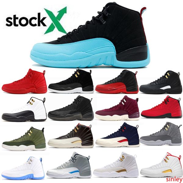 

12 12s фиба cny wntr mens баскетбол обувь reverse такси игры royal blue gym red wings грэй мужчины спорт дизайнерские кроссовки кроссовки