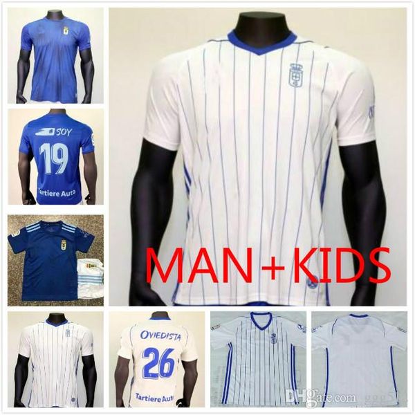 

new 2019 2020 real oviedo kids ibra thailand soccer jerseys 19 20 real oviedo kids kits football jersey, Black;yellow