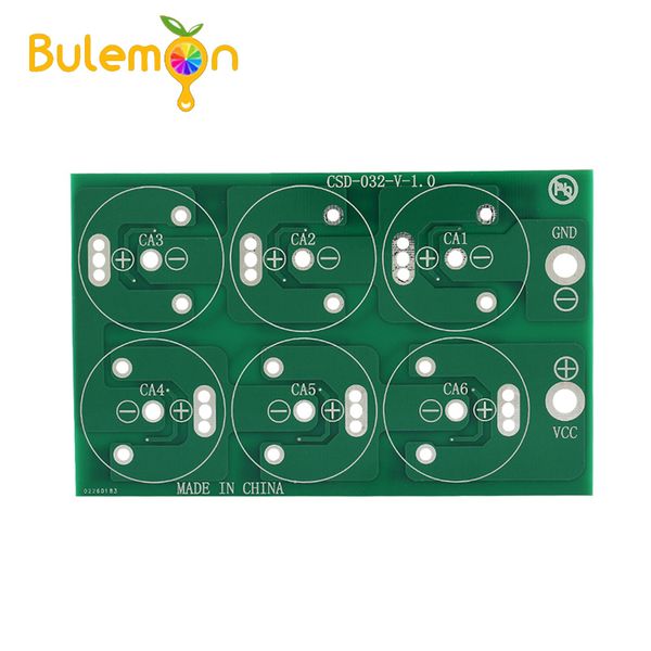 

1pc diy six series plate 310f 2.7v 350f six series super capacitor all plate protection board
