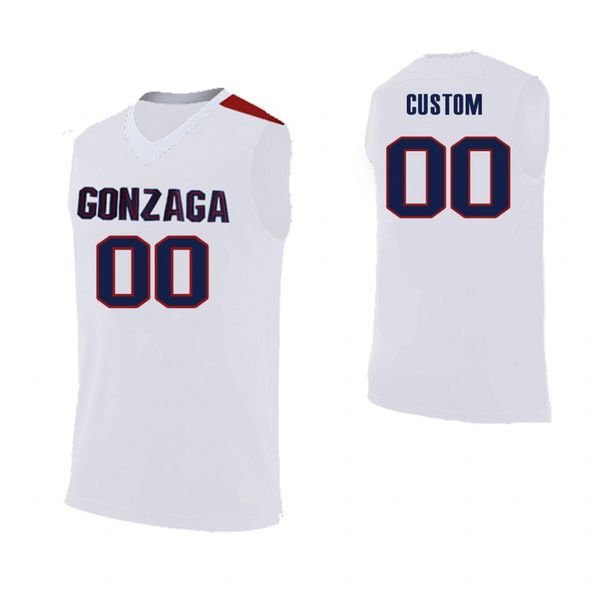 

admon gilder stitched men's gonzaga bulldogs killian tillie anton watson pavel zakharov college basketball jersey white black