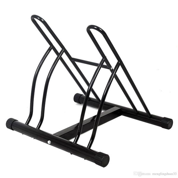 

new two bicycle bike standgarage floor storage organizer cycling rack
