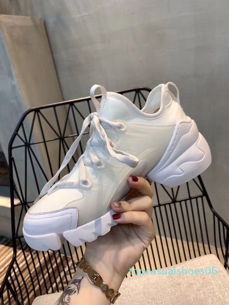 

fashion designer shoes ladies rubber sole leather oversized sneakers popular dress shoes size 35-40 06t, Black