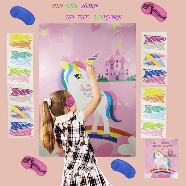 2019 Kids Unicorn Birthday Party Decorations Girls Bedroom Wall