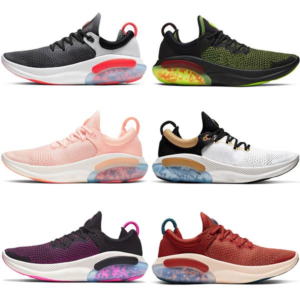 

2020 brand sports joyride run fk mens womens knit running shoes platinum tint triple black university red racer blue designer runners
