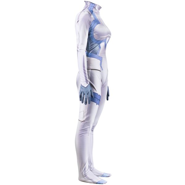 

anime 3d women darling in the franxx ichigo cosplay costume zentai bodysuit suit jumpsuits, Black;red