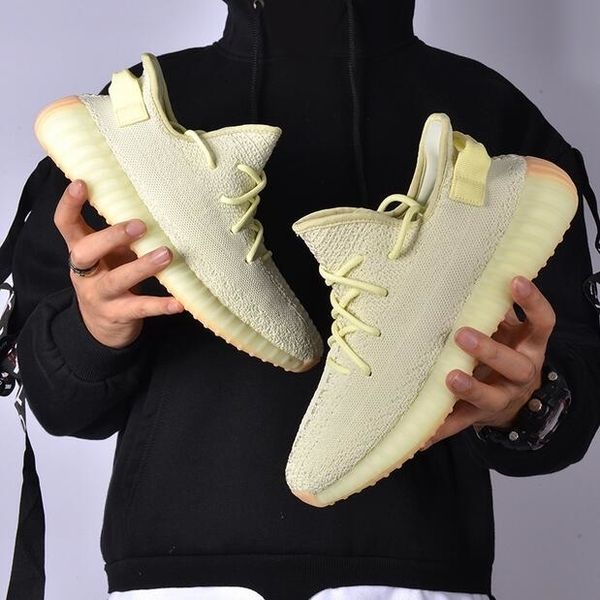 

2019 kanye west v2 static sesame butter semi frozen yellow beluga 2.0 orange zebra black red running shoes