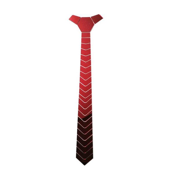 

magic maroon acrylic fashion men streamline striped necktie tie hook shape burgundy red slim tie wedding anniversary gift, Blue;purple