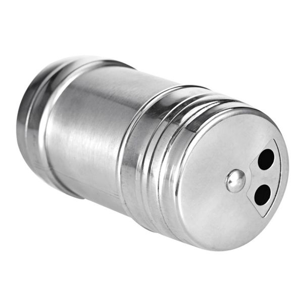 

stainless steel salt pepper shaker portable home&travel seasoning shaker kitchen