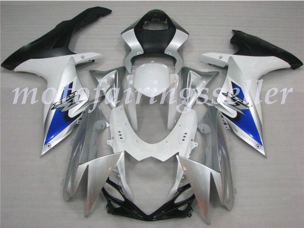 

new abs plastic fairings kit fit for suzuki gsxr600 gsxr750 2011 2012 2013 2014 2015 2016 2017 injection mold blue silver