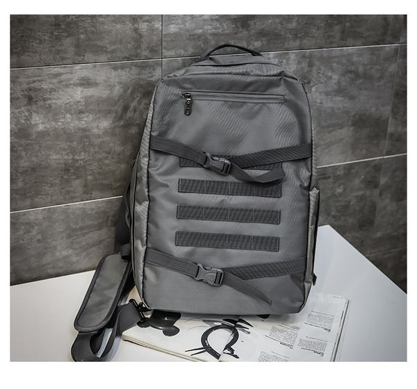 

модный рюкзак для мужчин универсальный дорожный рюкзак мода студентов колледжа школьный мешок для женщин корейский старшеклассник сумка