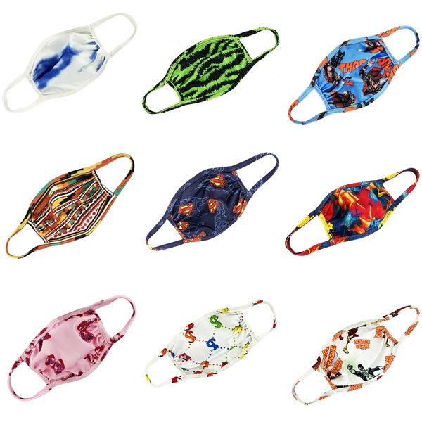 

shipping breathable washable cotton mouth face mask er designer printed face mask protective masks #859, Black