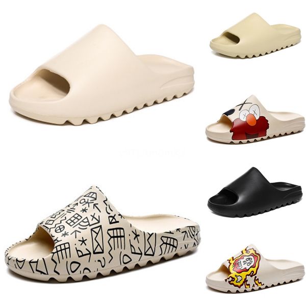 

nan jiu mountain 2020 women men flat sandals summer beach sandals handmade rhinestone open toe rome slippers plus sieze 38-42 b70#741, Black;grey