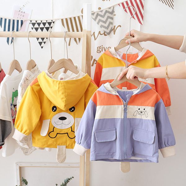 

spring autumn children's clothing kids jackets & coats hoodies spring autumn 2020 children's boys coats baby girl jacket, Blue;gray