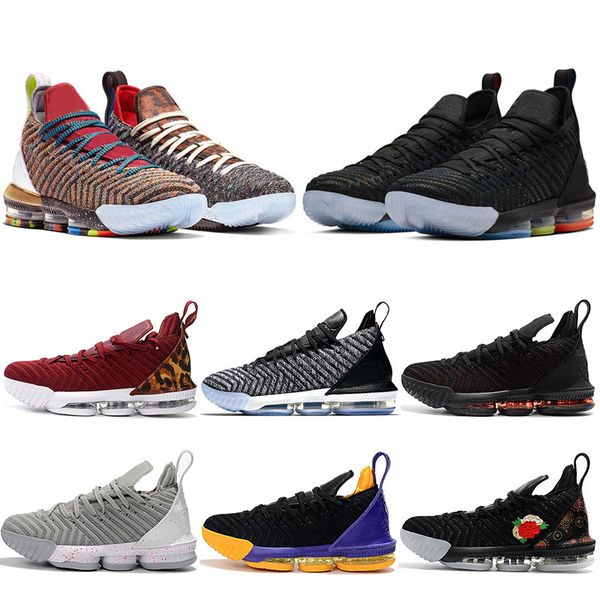 

new mens basketball shoes 16 16s i promise king 1 thru 5 oreo fresh bred lakers what the trainer men sports sneakers 40-46
