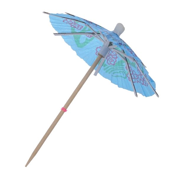 

144 paper tropical hawaiian cocktail drink parasol umbrella other bar products