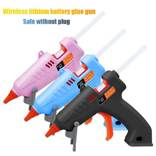 

school home cordless mini melt adhesive stick usb rechargeable electric glue tool kids adults anti scald heating diy crafts