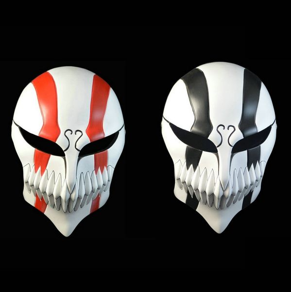 

japanese anime death kurosaki ichigo full face red black resin bleach treasure collection mask masquerade cosplay costume props