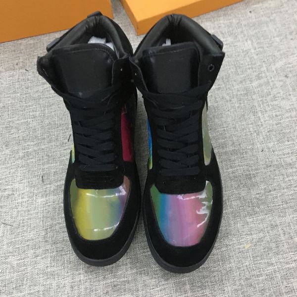 

2020 quality designer men casual shoes low walking sports chaussures original, Black