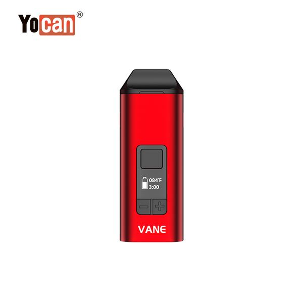 

100% оригинал аутентичного Вейна Kit Yocan сухой травы E Cig с 1100mAh батареей Vape пером испарителем с OLED-дисплей экраном Бесплатной доставкой
