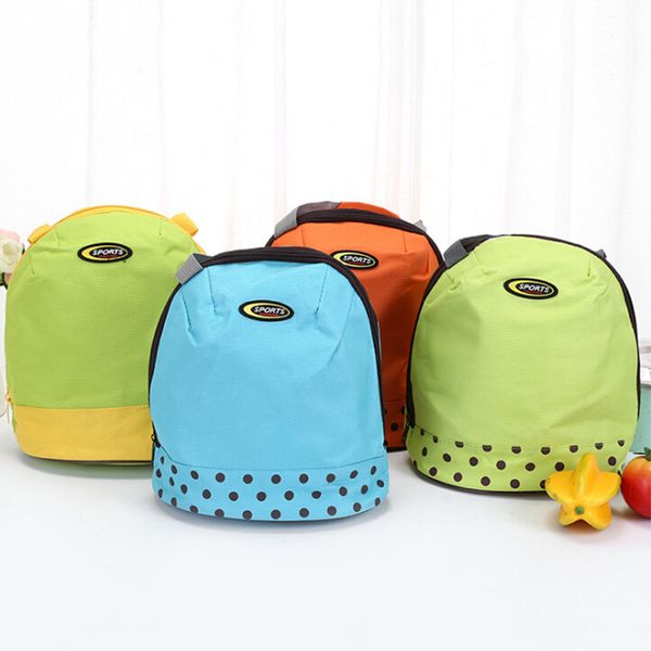 

portable women insulated lunch bag picnic handbags multifunction cooler bag lunchbox for kids koeltas torba termiczna, Blue;pink