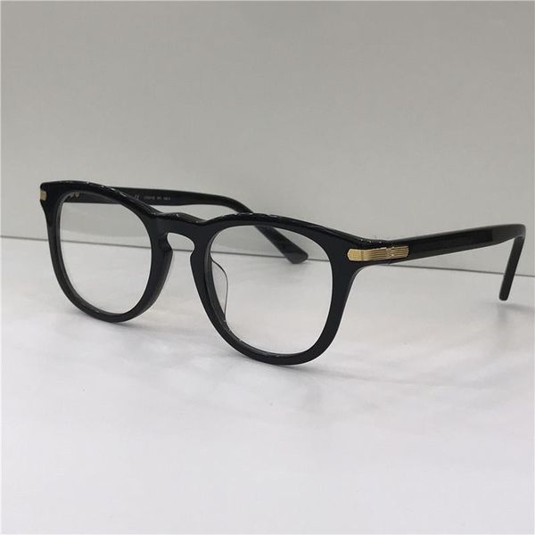 

новый модельер оптические очки 0011 лист простой кадр ретро популярный стиль прозрачный объектив может быть рецепт прозрачный объектив, Black