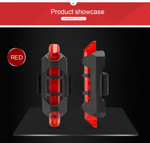 

selling usb rechargeable bike led tail light bicycle safety cycling warning rear lamp ing