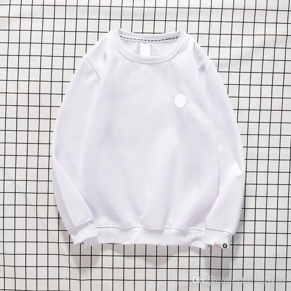 

бренд tide высокого класса дизайнер свитер мужской простой тенниска вскользь фуфайки голова обезьяны человеческой логос вышивки балахон тенд, Black