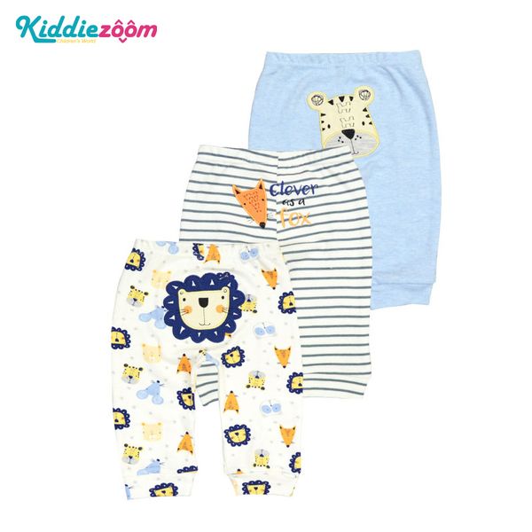 

3 pcs/lot baby boy/girl pants spring&autumn lovely cotton infant casual pants newborn pants newbaby clothing 0-24month kids wear y190529, Blue