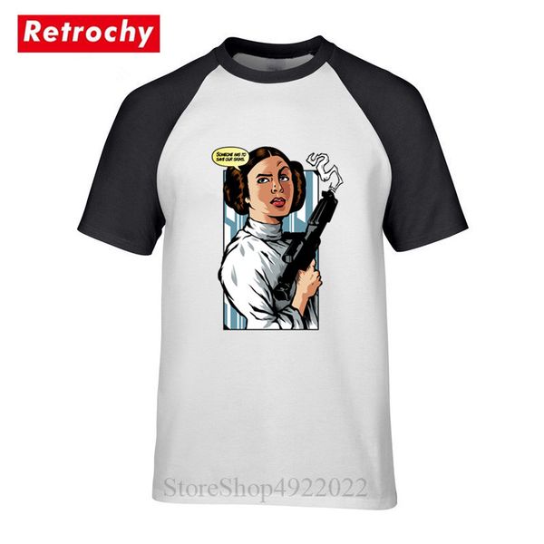 

most popular summer rebel princess leia t-shirt star funny jedi wars cotton men's t shirt custom fitness hipster big size tshirt, White;black