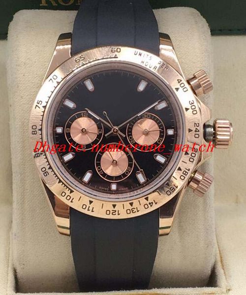 

Luxury Watch 10 Style Mens 116520 116500 116505 Ceramic Bezel 40mm Rubber Bracelet Automatic Fashion Men's Watches Wristwatch