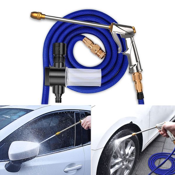 

garden spray nozzle with hose high pressure grip sprayer for car washing plants watering garden decoration guarantee