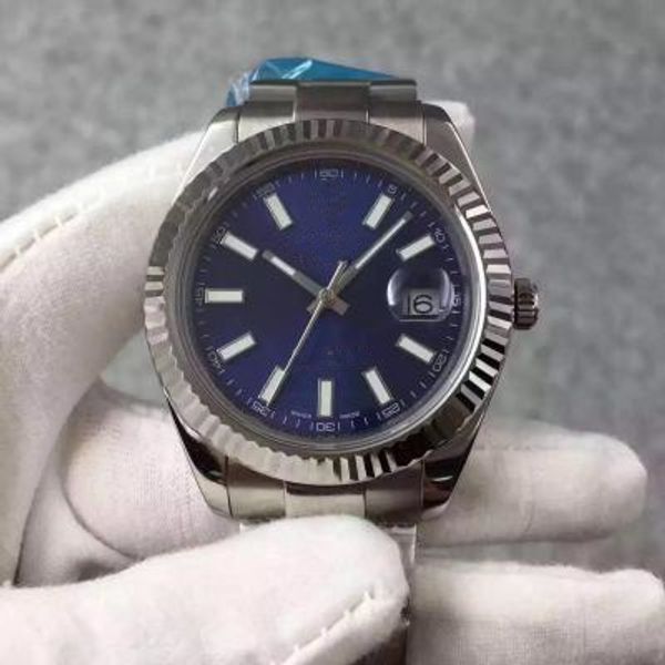 

luxury wristwatches 36mm 41mm president datejust blue dial 316l steel asia movement mechanical automatic mens watches, Slivery;brown