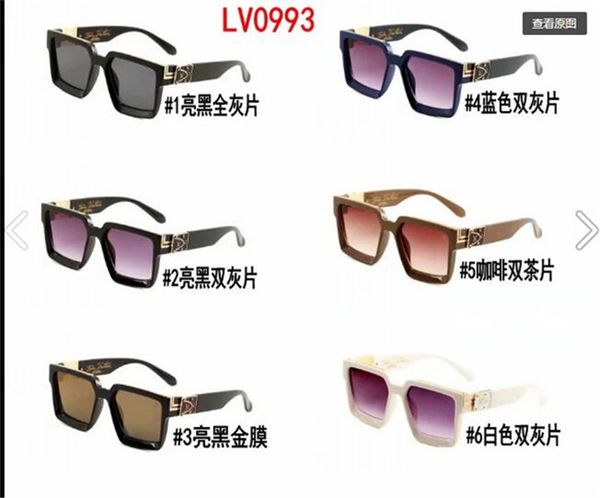 

0993-3 round metal sunglasses designer eyewear gold flash glass lens for mens womens mirror sunglasses round sun glasse ing, White;black