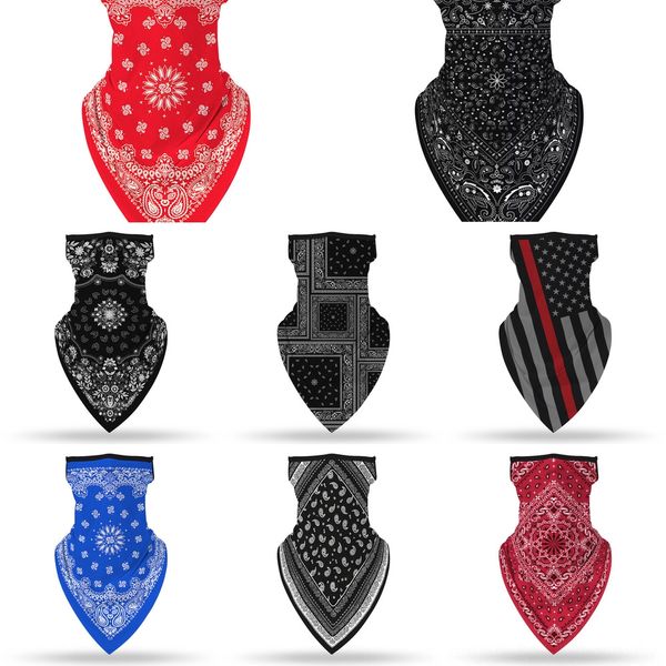 

y70ll cycling face mask summer silk scarf face anti-uv anti-sweat breathable running sun protection sports scarf ice mask, Black