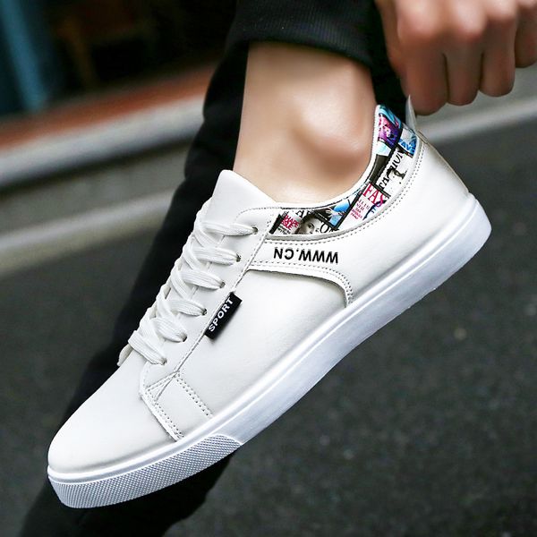 

2018 new fashion autumn/winter suede men shoes men canvas shoes leather casual breathable shoes flats big size student, Black