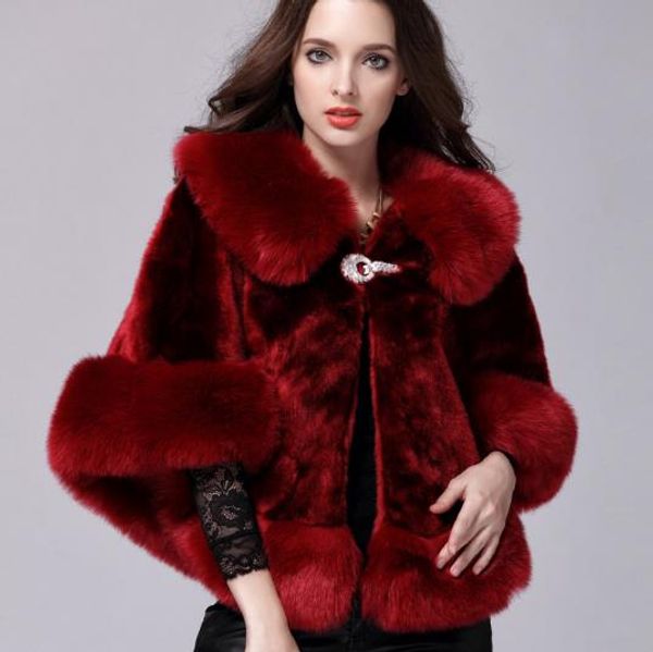 

new 2019 winter women's faux fur coat artificial fur overcoat furry jacket femme plus size fluffy fake outwear q1011, Black