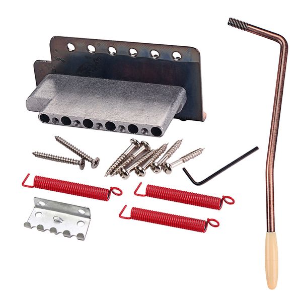 

6 string saddle tremolo bridge system for fd sq st electric guitar parts