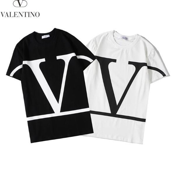 

новый mens конструктора футболки модельер одежды лета вскользь streetwear конструктора тенниски заклепка хлопка смешать crew шеи короткий ру, White