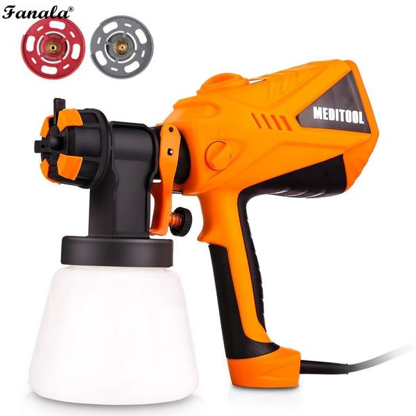 

600w electric paint spray gun outdoor fence painting tools high power home electric easy spraying clean perfect