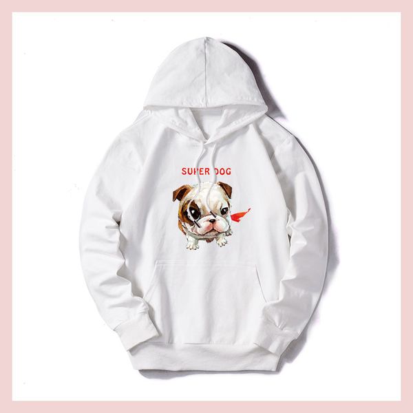 

women men luxury hoodies 2019 fashion deisgner hoodie dog print sweater men casual thin clothing plus size m-5xl, Black
