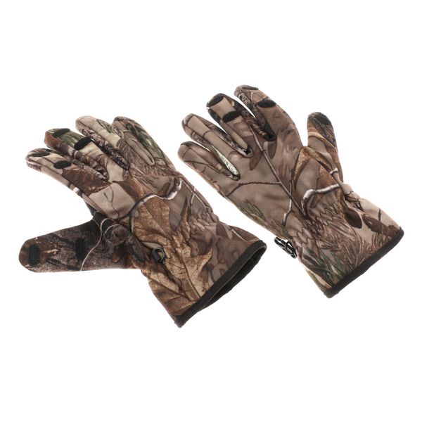 

outdoor camouflage hunting gloves anti-slip 3 finger gloves autumn winter hunting gloves