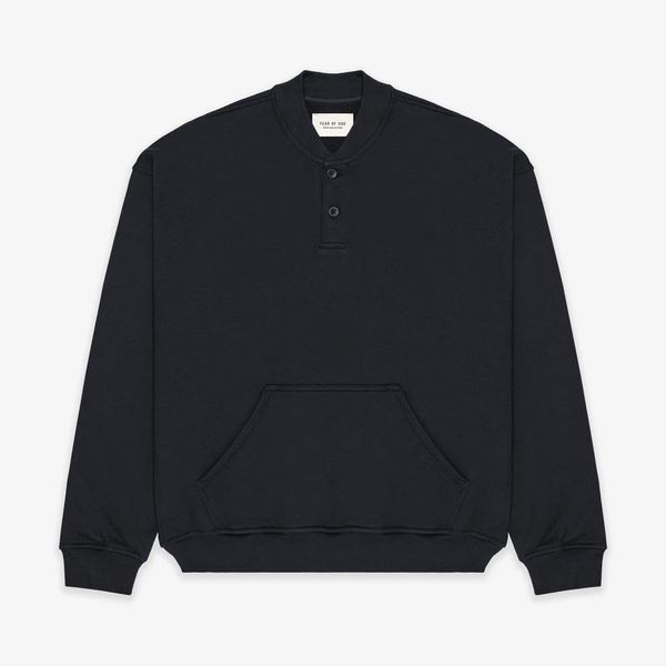 

19ss sixth oversized hoodies justin bieber sweatshirt simple street skateboard breathable hooded high street round neck sweater, White;black