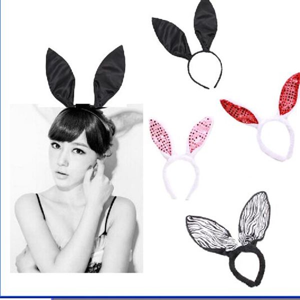 

festival children girl headwear cute lovely long ears for halloween christmas cosplay navidad new year 2019