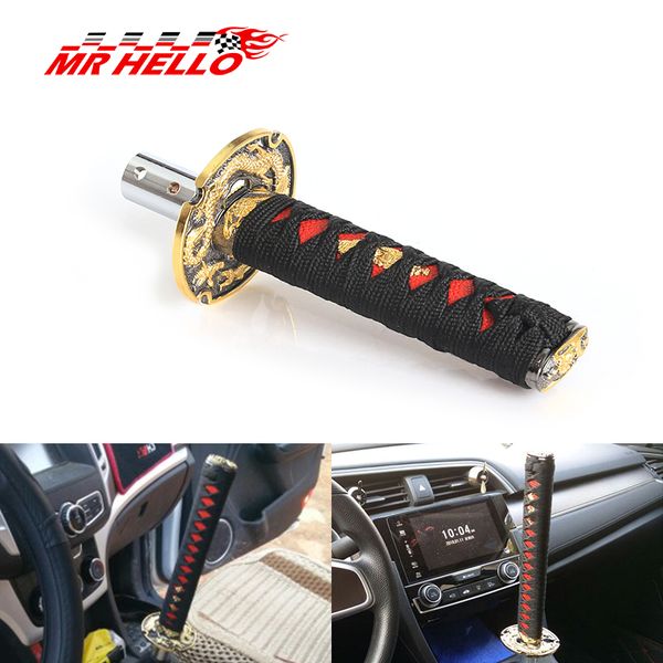 

jdm style short samurai sword shift knob shifter 150mm metal weighted sport katana shift knob